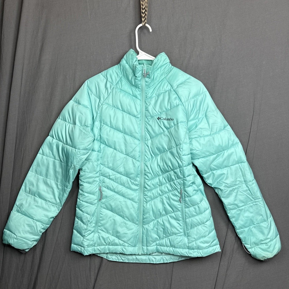 Columbia Interchange 3-in-1 Jacket‎ Women's M Green Hooded Sky Waterproof Winter - Picture 3 of 16